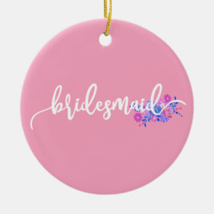 Elegant brudtärna vigsel kalligrafi ornament