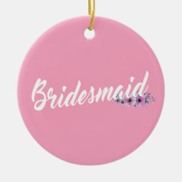 Elegant brudtärna vigsel kalligrafi ornament