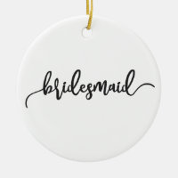 Elegant brudtärna vigsel kalligrafi ornament