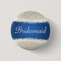 Elegant brudtärnafavör som bländar Sparklesblått