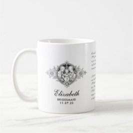 Elegant Brudtjänstkaffemugg för Heliga Familjen Kaffemugg