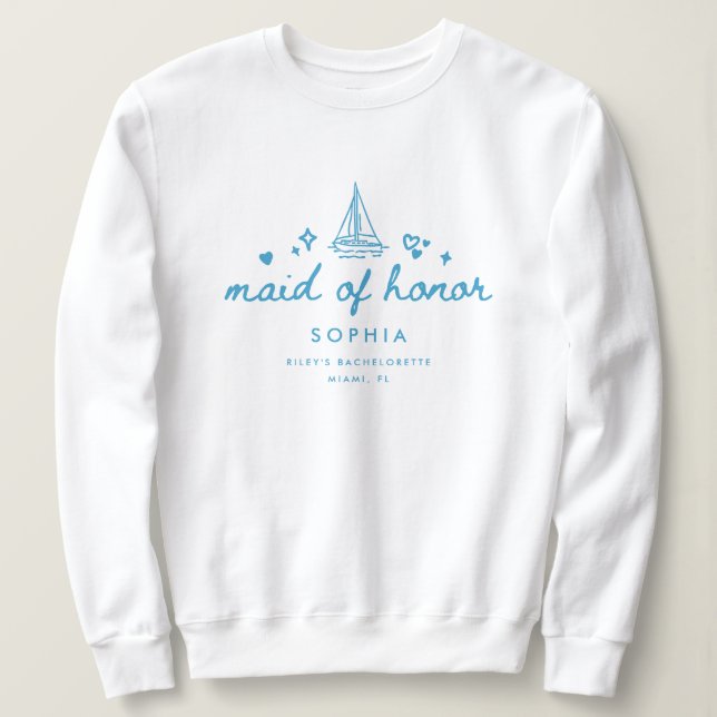 Elegant Brudtjänstmanus Bachelorette Bröllop T Shirt (Design framsida)