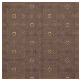 Elegant Brun geometrisk platta Mönster Tyg