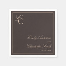 Elegant Brun Klassisk Bröllop