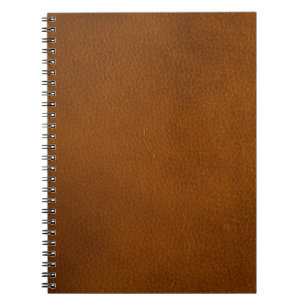 Elegant Brun Orange Läder Retro Bakgrund Anteckningsbok