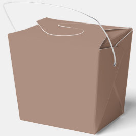 Elegant Brun Takeout Favor Box Presentaskar