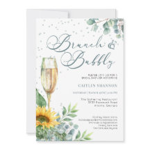 Elegant Brunch och Möhippa för bubbelsolrosor