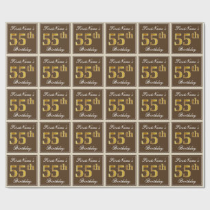 Elegant brunt, 55th födelsedag för Fauxguld + Na Presentpapper