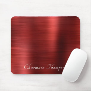 Elegant Brush Metallic Ruby Red Musmatta