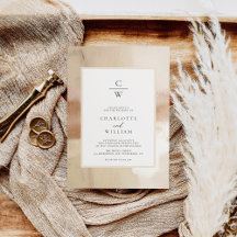 Elegant Brushed Guld Abstrakt Bröllop