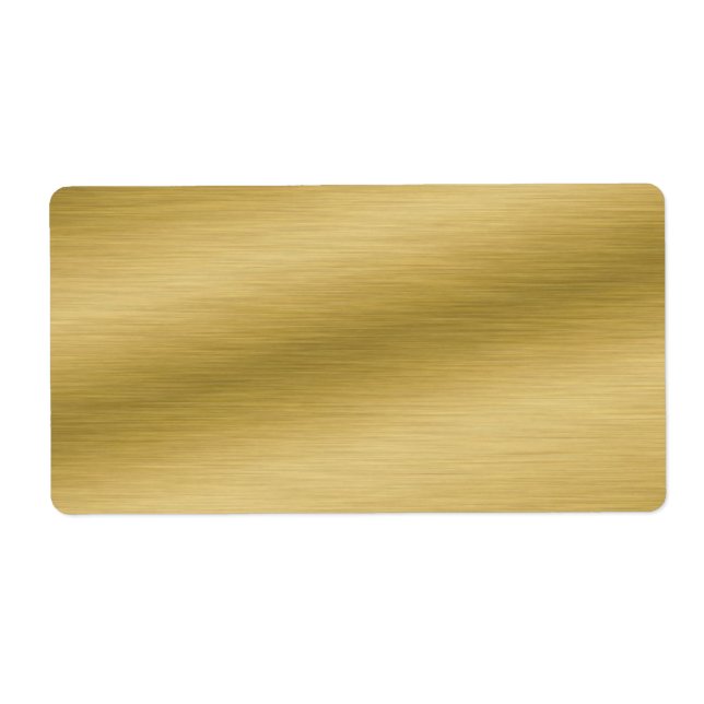 Elegant Brushed Guld-utseende Fraktsedel (Framsidan)