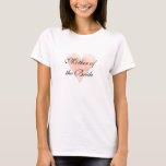 Elegant budens mamma som gifta sig t-skjortan tee<br><div class="desc">Elegant budens mamma som gifta sig t-skjortan. Rosa vattenfärghjärta för korall med den stilfulla calligraphytypografimallen. Gullig brölloputslagsplats för brudfölje. Gör ditt egna bekläda för braidsmaid,  maid of honor,  matron av heder,  modern av brudgummen,  den nätt chic designen för svärmorEtc. för sofistikerat bröllop,  möhippa,  flickor helg,  damnatt ut,  bacheloretten Etc.</div>