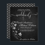 Elegant budgetBlommor - inbjudan till vit bröllop<br><div class="desc">Elegant Blommigt Flowers Vita bröllopsinbjudan. Enkel och modern för att du enkelt och snabbt ska kunna slutföra dina uppgifter. Kolla min butik för att se hela sviten för den här designen.</div>