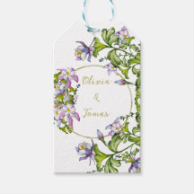 Elegant bukett av akvarellakleja