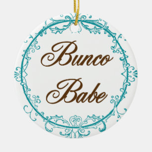 Elegant Bunco Babeprydnad Julgransprydnad Keramik