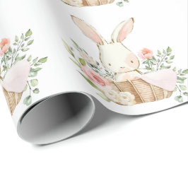 Elegant Bunny Rabbit Baby Shower Presentpapper