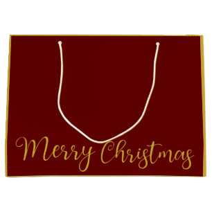 Elegant Burgandy och Guld God jul