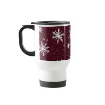 Elegant burgunderröd julpresent