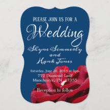 Elegant Burgundy and Navy Blue Winter Wedding