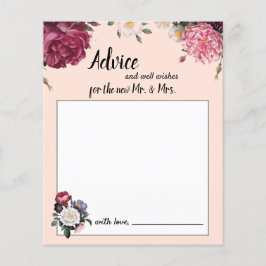 Elegant Burgundy and Rosa Flowers Adapter