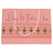 Elegant Burgundy-Blommigt