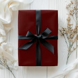 Elegant Burgundy Red Wrapping Papper Presentpapper<br><div class="desc">En elegant som är papper för inslagning av färg. Använda detta som en bakgrund till din egen design eller köp den som den är. Färg hex-koden är #440303. Underbar för mörk och moody teman, Bröllop, nyliberaler och särskilda evenemang. Färg är underbart med guld, svart eller vitt. Vi har verkligen ett...</div>