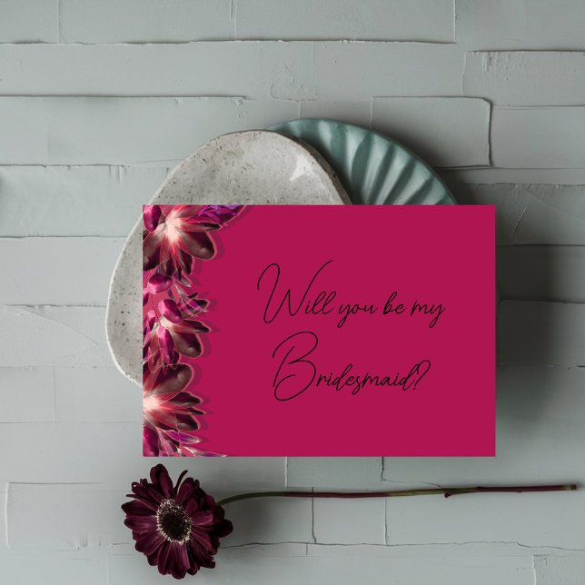 Elegant Burgundy ska frieri av brud Inbjudningar (Skapare uppladdad)