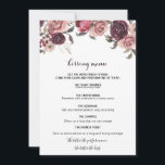 Elegant Burgundy Sommar Blommigt Kissing Menu<br><div class="desc">Den här eleganten är en burgig sommarkyssmeny för blommigt är perfekt för ett modernt bröllopsmottagning. Utformningen har en vacker burgundisk  bordeaux handdragen ro,  som är väl placerad i attraktiv ramar och buketter.</div>