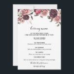 Elegant Burgundy Sommar Blommigt Kissing Menu<br><div class="desc">Den här eleganten är en burgig sommarkyssmeny för blommigt är perfekt för ett modernt bröllopsmottagning. Utformningen har en vacker burgundisk  bordeaux handdragen ro,  som är väl placerad i attraktiv ramar och buketter.</div>
