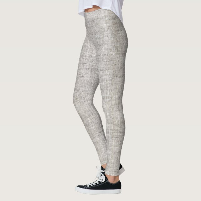 Elegant Burlap Mönster Leggings (Vänster)