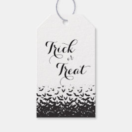 Elegant Bus eller godis Pop by Halloween Presentetikett
