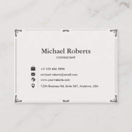 Elegant Business Card | Modern Design 3.5" × 2.5" Visitkort