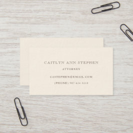 Elegant Business Card Visitkort
