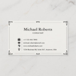 Elegant Business Card Visitkort