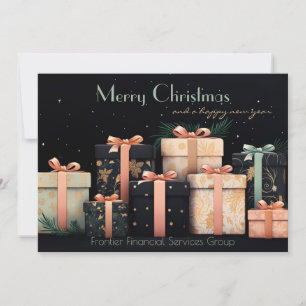 Elegant Business Corporate jul-Helgdag-kort Julkort