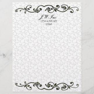 elegant Business Letterhead-orange Brevhuvud
