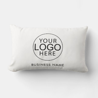 Elegant Business Logotyp Enkel modern Anpassningsb Lumbarkudde