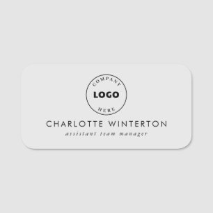 Elegant Business Logotyp Modern minimal Profession Namnbricka