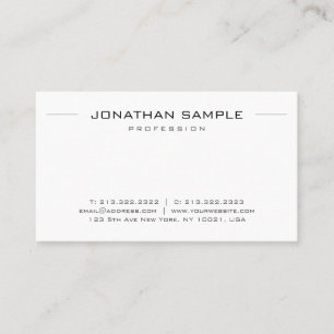 Elegant BusinessCard Modern Affärskort Enkel Visitkort