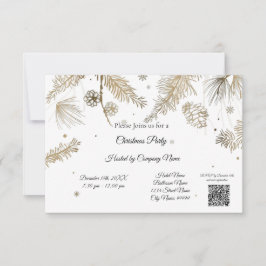 Elegant Bussines - inbjudan till julfest