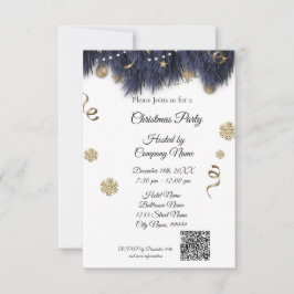 Elegant Bussines - inbjudan till julfest