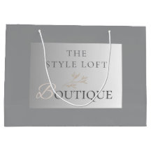 Elegant butik bladlogotyp för modern varumärkeside