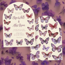 Elegant Butterflies ANPASSNINGSBAR Arch Bröllop