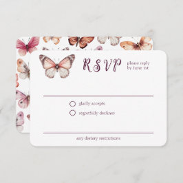 Elegant Butterflies Möhippa ANPASSNINGSBAR OSA Tilläggskort