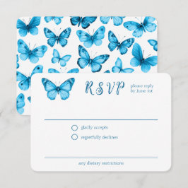 Elegant Butterflies Möhippa ANPASSNINGSBAR OSA Tilläggskort