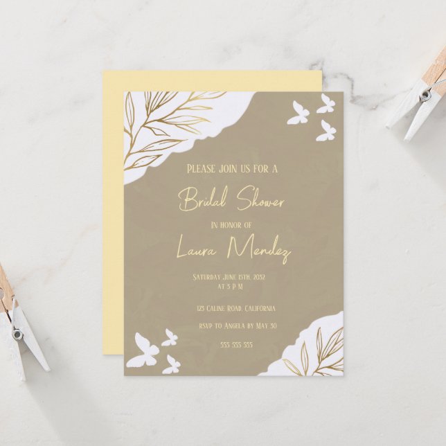 elegant butterfly Boho Möhippa (Fram/Back In Situ)