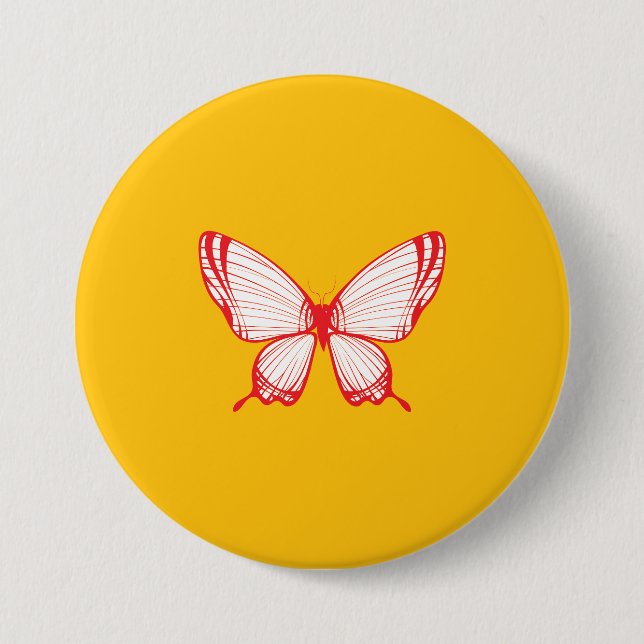Elegant Butterfly Buttons - Fintvätt Knapp (Framsida)