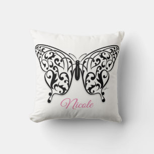 Elegant Butterfly Dekorativ kudde Design by Eksi
