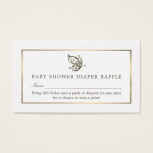 Elegant Butterfly, Diaper Raffle Biljett