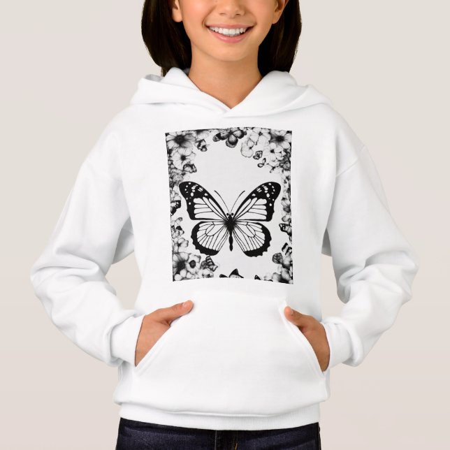 Elegant Butterfly Logotyp Design - T Shirt (Framsida)